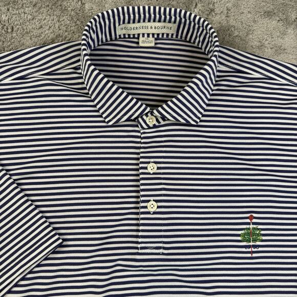 Holderness & Bourne The Maxwell Polo XL Merion Golf Club Logo Performance $115 - Picture 1 of 9